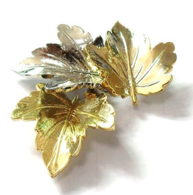 Tri-Leaf Brooch