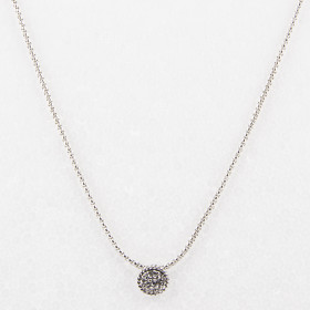 Delicate Designer Inspiration Pave Crystal necklace