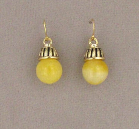 Colorful Semi-precious Stone Earrings