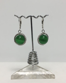 Colorful Semi-precious Stone Earrings