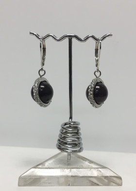 Colorful Semi-precious Stone Earrings