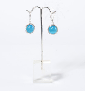 Colorful Semi-precious Stone Earrings