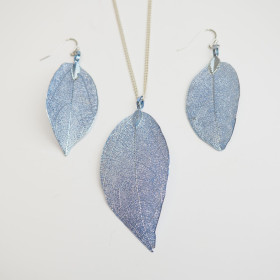 Mother Natural Leaves Gift Box Set in Blue Colour