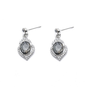 Victorian Filigree Smoky Earrings