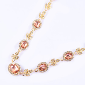 Crystal Oval Necklace
