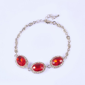 Crystal Oval Bracelet