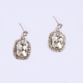 Crystal Square Earring