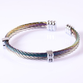 Wire Cable with Stainless Steel Cuff
