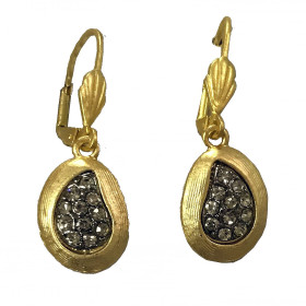 Delicate Designer Inspiration Pave Crystal Teardrop