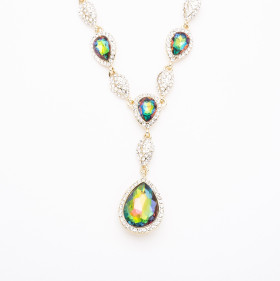 Classy Teardrop Volcano Necklace