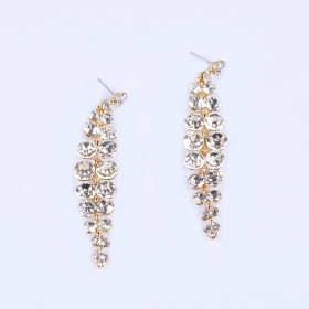 Gala Crystal Earring in Gold