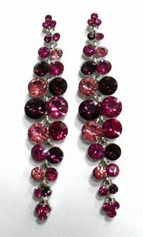 Gala Crystal Earring in Multi Combo