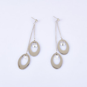 Fancy Geometry Earring with Stainless Steel